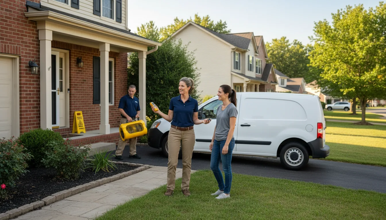 Residential water damage restoration in Villalba, PR